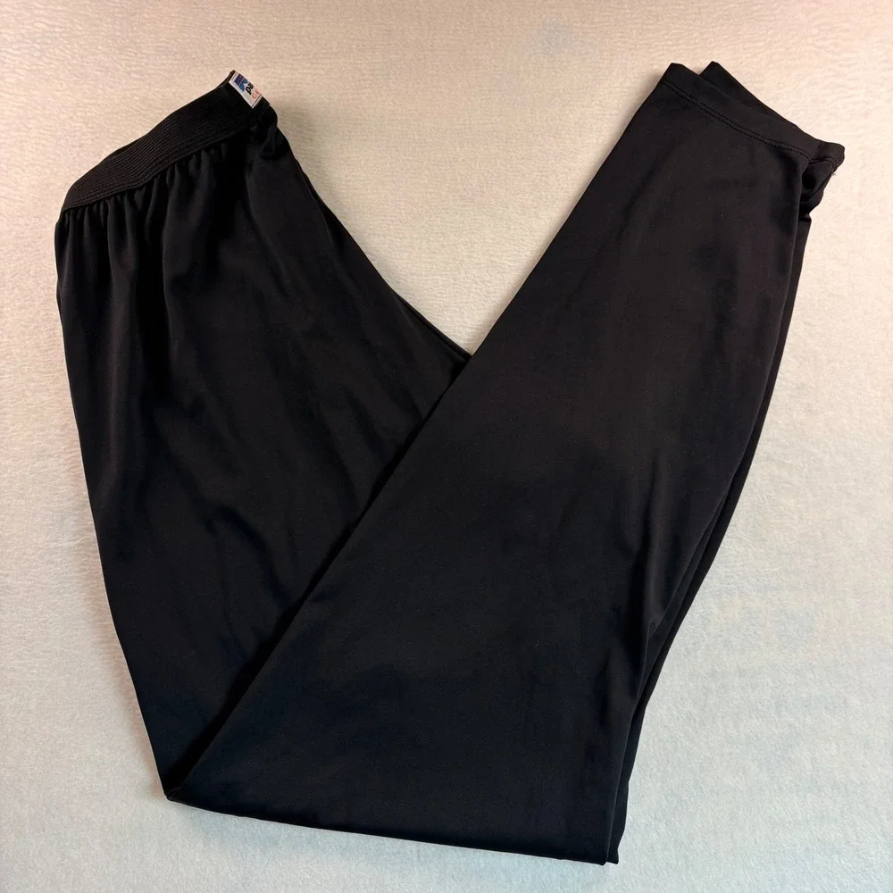 Patagonia Capilene Mens Large Black Base Layer Pants Leggings Made in USA
